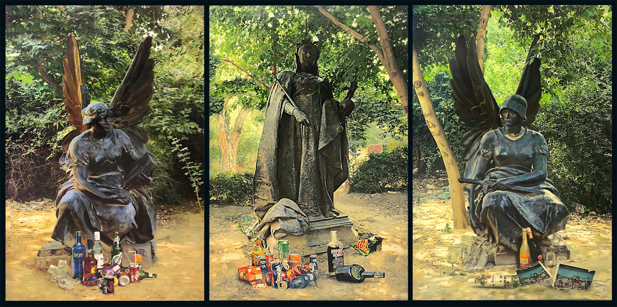 The Empress of India-2017 Triptych
